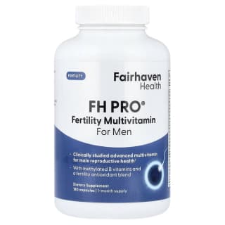 Fairhaven Health, FH Pro®, мультивитамины для поддержки фертильности, для мужчин, 180 капсул