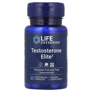 Life Extension, Testosterone Elite, 30 вегетарианских капсул