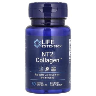 Life Extension, коллаген NT2, 60 маленьких капсул (40 мг в 1 капсуле)