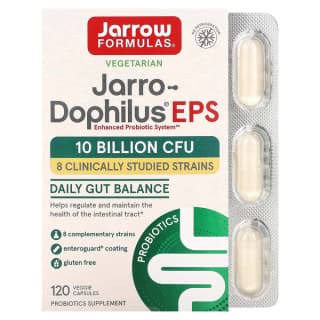 Jarrow Formulas, Jarro-Dophilus® EPS, пробиотики, 120 растительных капсул (5 млрд в 1 капсуле)